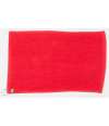 TC013 Towel City Luxury Golf Towel Red colour image